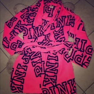 Pink Robe Victoria Secret